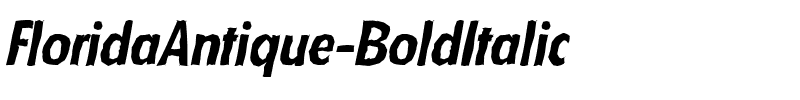 FloridaAntique BoldItalic.ttf