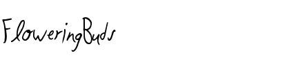 FloweringBuds Normal.ttf
