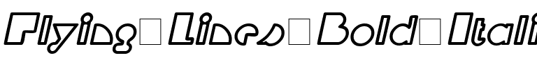 Flying Lines Bold Italic.ttf