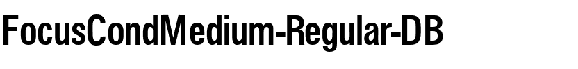 FocusCondMedium DB Regular.ttf