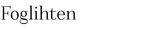 Foglihten Regular.otf