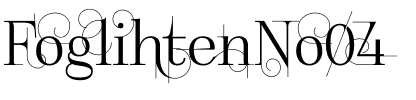 FoglihtenNo04 Regular.otf