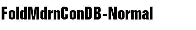 FoldMdrnConDB Normal.ttf