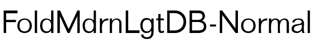 FoldMdrnLgtDB Normal.ttf