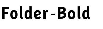 Folder Bold.ttf