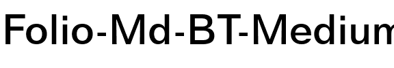 Folio Md BT Medium.ttf