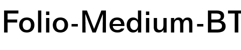 Folio Md BT Medium.ttf
