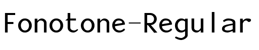 Fonotone Regular.ttf