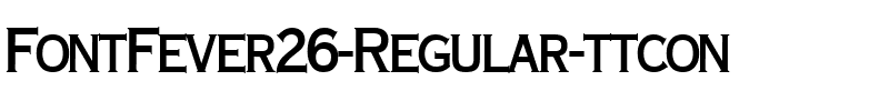 FontFever26 ttcon Regular.ttf