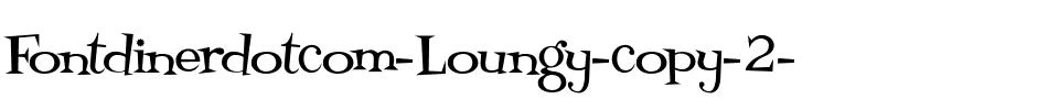 Fontdinerdotcom Loungy Regular.ttf