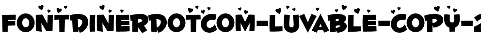 Fontdinerdotcom Luvable Regular.ttf