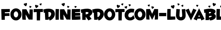 Fontdinerdotcom Luvable Regular.ttf