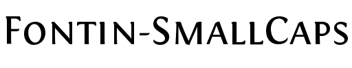 Fontin SmallCaps SmallCaps.ttf