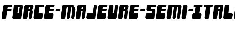 Force Majeure Semi-Italic Semi-Italic.ttf