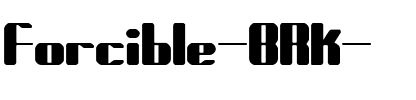 Forcible (BRK) Regular.ttf
