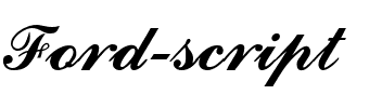 Ford Script Ford script.ttf