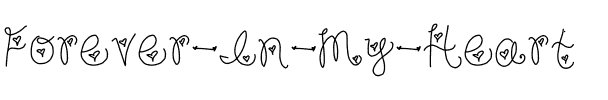 Forever In My Heart Medium.ttf