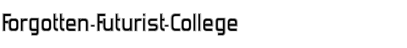 Forgotten Futurist College Regular.ttf