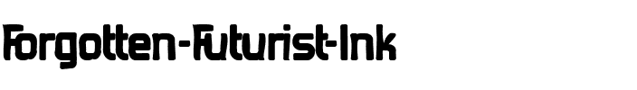 Forgotten Futurist Ink Regular.ttf