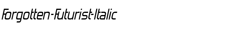 Forgotten Futurist Italic.ttf