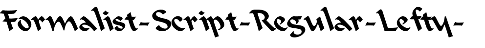 Formalist Script Regular Lefty Regular.ttf