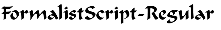 FormalistScript-Regular Regular.ttf
