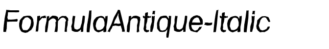 FormulaAntique Italic.ttf