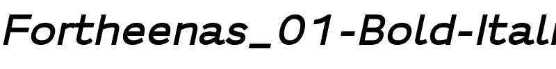 Fortheenas_01 Bold Italic.otf