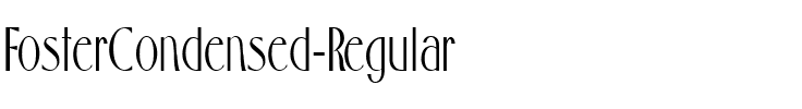 FosterCondensed Regular.ttf
