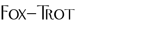 Fox Trot Regular.ttf