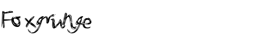 Foxgrunge Regular.ttf