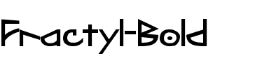 Fractyl Bold.otf