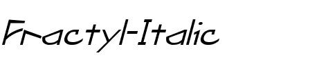 Fractyl Italic.ttf