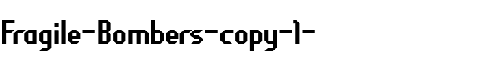 Fragile Bombers Regular.ttf