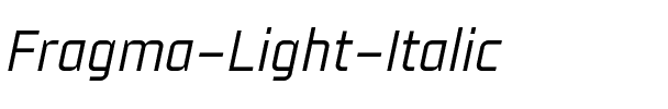 Fragma Light Italic.ttf
