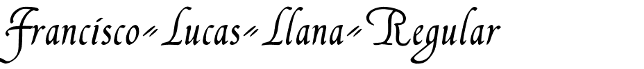 Francisco Lucas Llana Regular.ttf