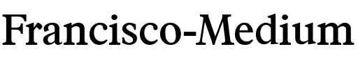 Francisco-Medium Regular.ttf