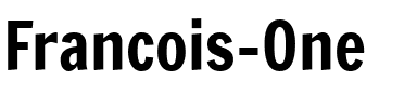 Francois One Regular.ttf