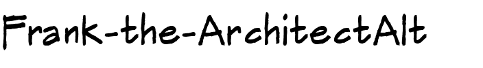 Frank the ArchitectAlt Regular.ttf