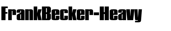 FrankBecker-Heavy Regular.ttf