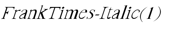 FrankTimes Italic.ttf