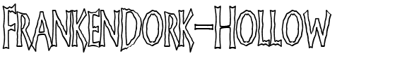 FrankenDork Hollow Regular.ttf