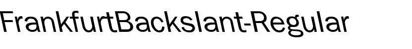 FrankfurtBackslant Regular.ttf