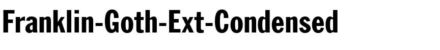 Franklin Goth Ext Condensed Regular.ttf