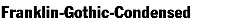 Franklin Gothic Condensed.ttf