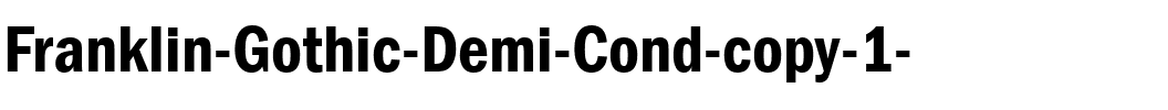 Franklin Gothic Demi Cond Normal.ttf