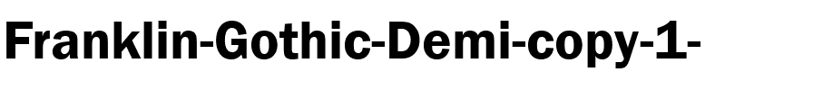 Franklin Gothic Demi Normal.ttf