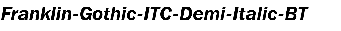 FrnkGothITC Bk BT Demi Italic.ttf