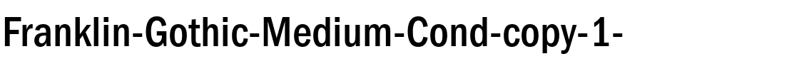 Franklin Gothic Medium Cond Normal.ttf