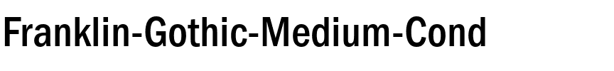 Franklin Gothic Medium Cond Normal.ttf